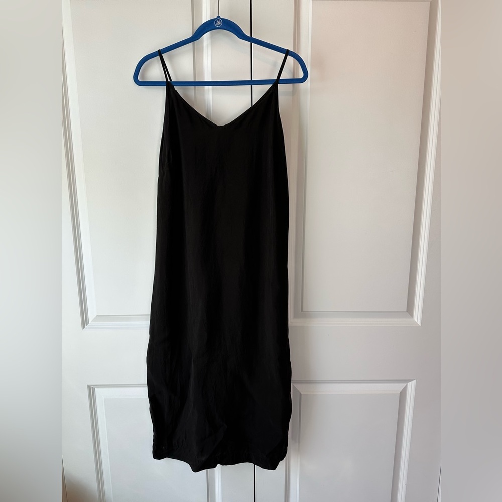 Stateside Women’s Midi Tank Slip Dress Black Size Large